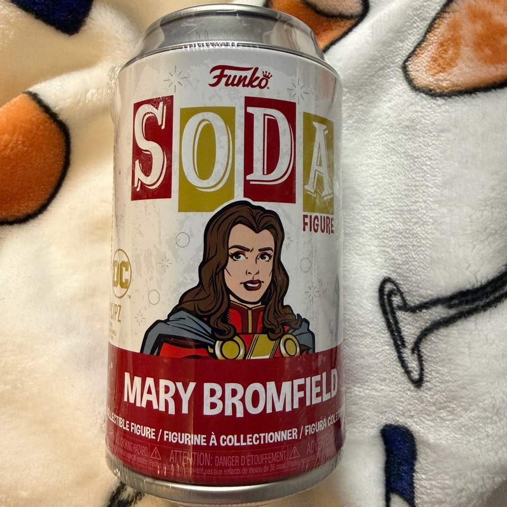 Funko Shazam Soda Figure with Red and Gold